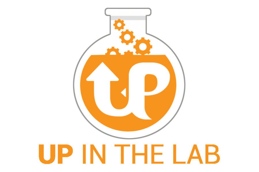 UP IN THE LAB Logo